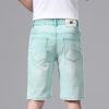 2708 Men's 10.2 OZ Slim Fit Colored Denim Shorts