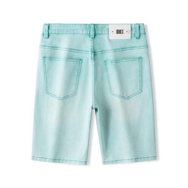 2708 Men's 10.2 OZ Slim Fit Colored Denim Shorts