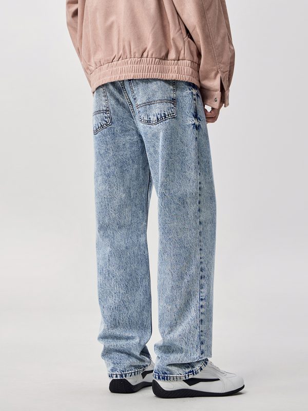 9911 Men's 12 OZ Vintage Salt Wash Relaxed Straight Jeans