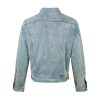DY-994 Men's 14.8 OZ Boxy Stretch Vertical Slub Trucker Denim Jackets