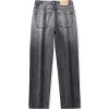 Men's 13.5 OZ Enzyme Stone Ombré Wash Regular Straight Jeans