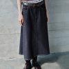 1788126757833403.jpg Women's 12.8 OZ High Rise Minimalist A‑line Midi Denim Skirts