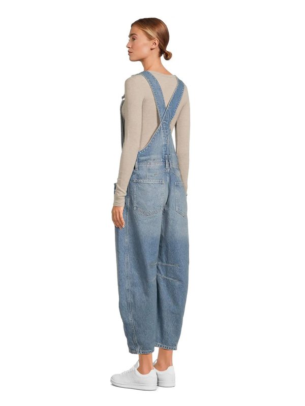 1788144049844454.jpg Women's 12.5 OZ Workwear Cropped Ankle‑length Barrel Overalls