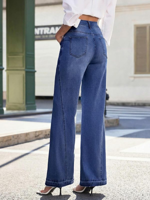 1788157394262160.jpg B0G6Y9PCXK Women's 11.8 OZ High Rise Wide Leg Raw Frayed Released Hem Jeans