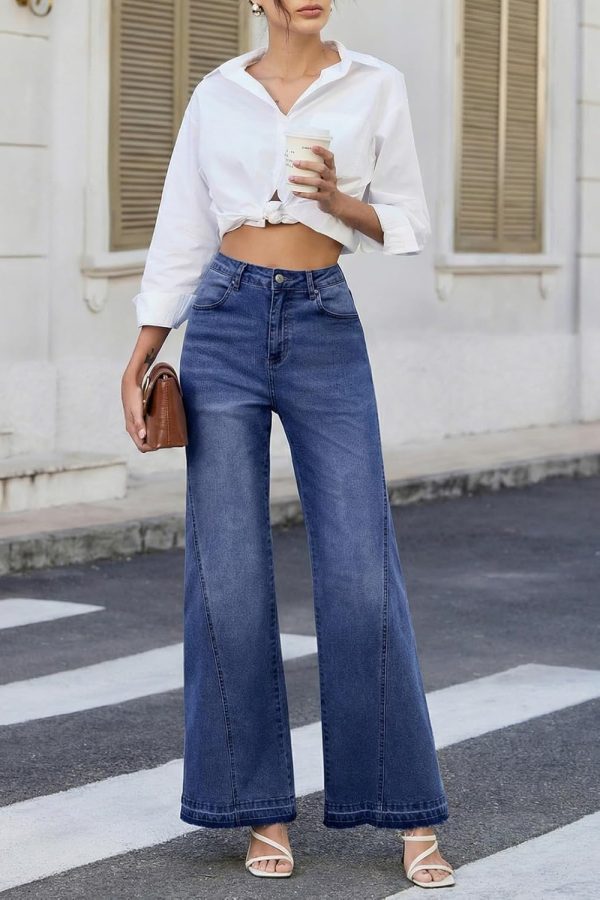 1788157398166097.jpg B0G6Y9PCXK Women's 11.8 OZ High Rise Wide Leg Raw Frayed Released Hem Jeans