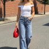 1788157516998263.jpg Women's 11.8 OZ High Rise Wide Leg Raw Frayed Released Hem Jeans