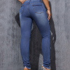 1788168674673182.png D-064 Women's 10.8 OZ Y2K All‑over Pearl Studs High Rise Ankle Length Cropped Skinny Jeans