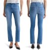 1788183671150679.jpg Women's 10.8 OZ Mid Rise Ankle Length Cropped Slim Straight Jeans