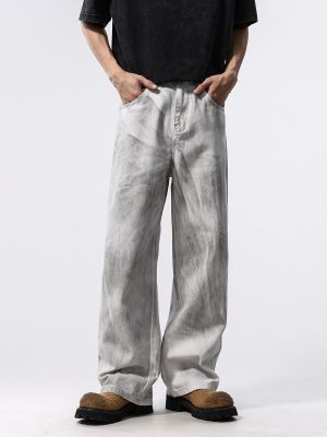 1788608575658973.jpg BY490 Men's 12.8 OZ Grunge Marble Tie Dye Wash Wide Leg Jeans