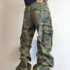 1788614739255242.jpg CAMO001 Men's Skate Camo Distressed Cargo Ripped Wide Leg Pants