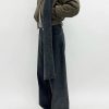 TJ113 Men's Enzyme Stone Wash Charcoal Black Baggy Jeans