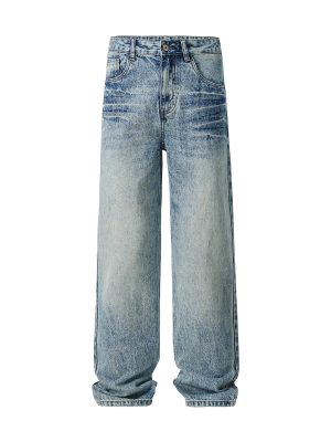 1788828005433534.jpg 9912 Men's Vintage Acid Snow Wash Hand‑Brushed Whiskers Jeans