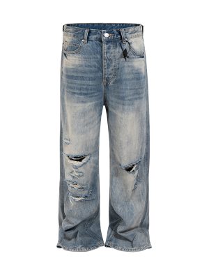 1788828144763317.jpg ZJ140 Men's 14.6 OZ Grunge 90s Vintage Ripped Straight Jeans