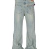TJ126 Men's 13.6 OZ Mud Vintage Wash Bootcut Jeans