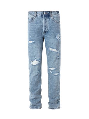 1788836173320129.jpeg 8001 Men's 11.5 OZ Slim Fit Straight Destroyed Ripped Jeans