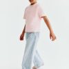 1789052443846453.jpg HMKD021 Daisy Wide Leg Paper-Bag Jeans Cotton 100% 2-8