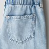 1789052462995631.jpg HMKD021 Daisy Wide Leg Paper-Bag Jeans Cotton 100% 2-8