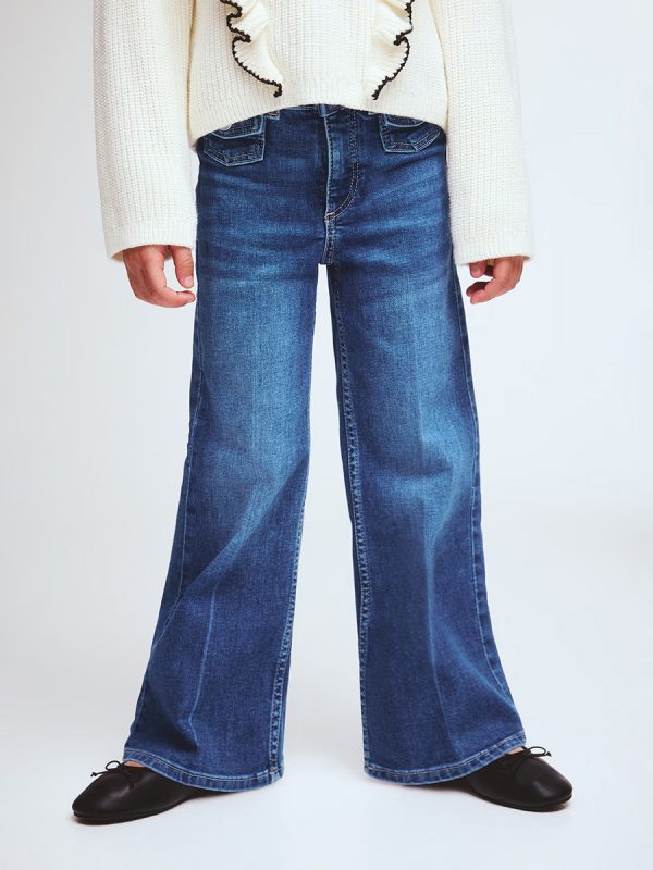 1789053666900038.jpg HMKD024 Wide-Leg Jeans Cotton 78%, Polyester 21%, Spandex 1% 2-8