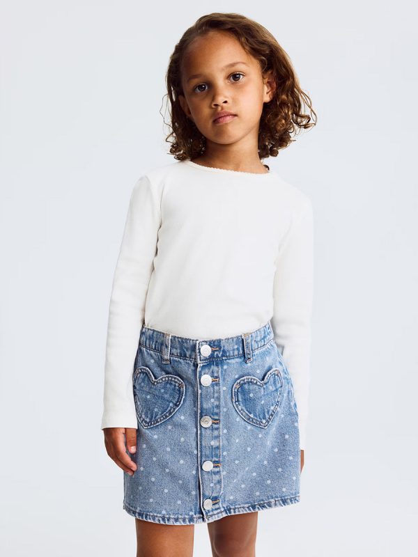 1789054391550993.jpg HMKD027 A-Line Denim Skirt Cotton 100% 2-8