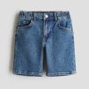 1789054549131302.jpg HMKD028 Relaxed-Fit Denim Shorts Cotton 99%, Spandex 1% 2-8