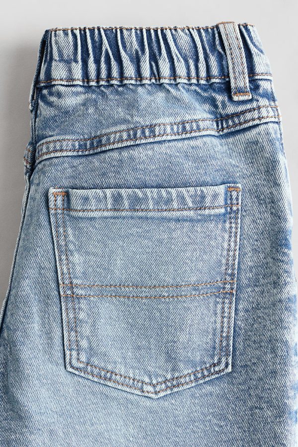 1789054564841627.jpg HMKD028 Relaxed-Fit Denim Shorts Cotton 99%, Spandex 1% 2-8