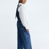HMKD032  Patterned denim dungarees  Cotton 100%  2-8