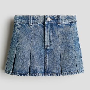 1789056033268570.jpg HMKD038 Pleated Denim Skirt Cotton 100% 2-8