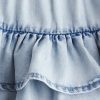 1789056556620740.jpg HMKD040 Tiered Denim Skirt Cotton 78%, Polyester 22% 2-8