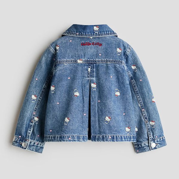 HMKD042  Printed Denim Jacket  Cotton 100%  2-8