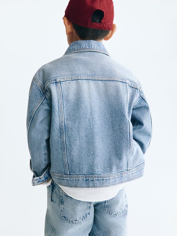 MKD048  Denim Jacket  100% Cotton 2-8