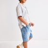 HMKD029  Loose-Fit Denim Shorts  100% Cotton  2-8