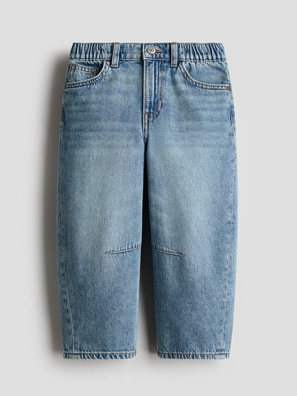 1789068610884504.jpg HMKD018 Loose-Fit Barrel-Leg Jeans Cotton 100% 2-8