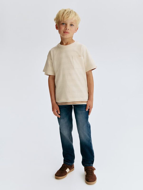 HMKD015  Super Soft Slim Fit Jeans  Cotton 78%, Polyester 21%, Spandex 1%  2-8P0