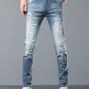 5107  Men's 10.8 OZ Vintage Destroyed Wash Ripped Distressed Skinny Jeans