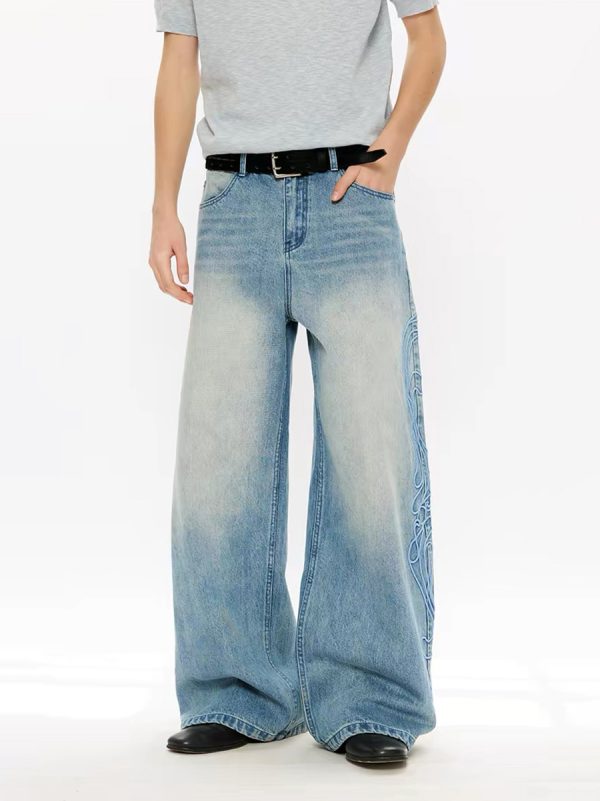 1790149621743024.jpg EMBD002 Men's 15 OZ 3D Raised Cord Embroidery Wide Leg Jeans