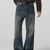 DL3100  Men's 13.2 OZ Distressed Vintage Wash Bootcut Jeans