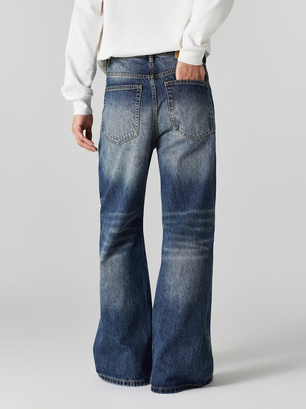 1790222540773273.jpg DL3111 Men's 12.2 OZ Vintage Faded Wash Bootcut Jeans