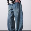 PL2268  Men's 12.8 OZ Vintage Light Wash Baggy Balloon Jeans