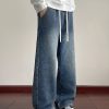 1791428717307048.jpg LL693R1 Men's 11 OZ Elastic Waist Winter Fox Fleece Lined Jeans