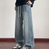1791430057492824.jpg LL693R1 Men's 11 OZ Elastic Waist Winter Fox Fleece Lined Jeans