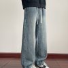 1791430065318973.jpg LL693R1 Men's 11 OZ Elastic Waist Winter Fox Fleece Lined Jeans