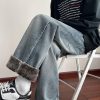 1791430093751252.jpg LL693R1 Men's 11 OZ Elastic Waist Winter Fox Fleece Lined Jeans